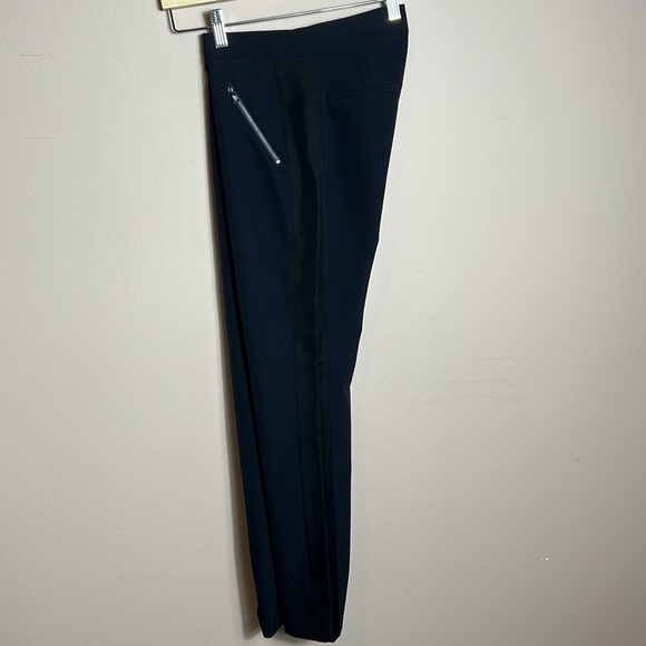 Rebecca Taylor Women's Ava Techy Pants in Navy size 0- stretchy pants - Picture 11 of 16